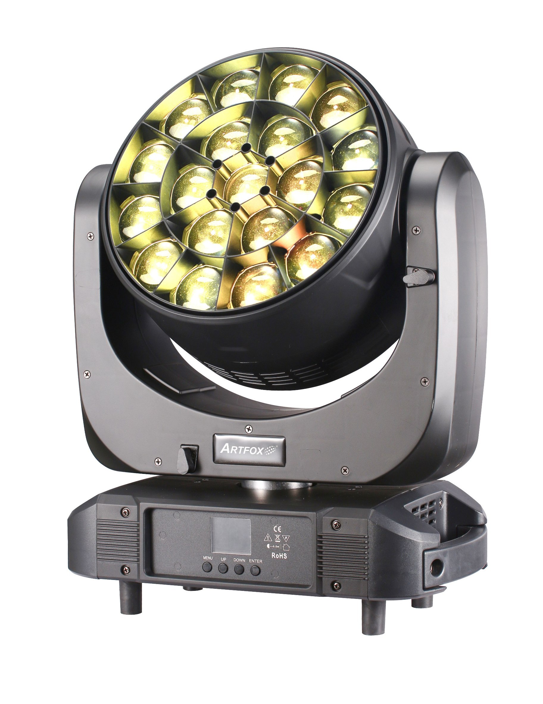 LED Moving Head:Beam Wash 2-in-1, 19x40w RGBW, Pixel Tech